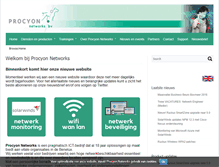 Tablet Screenshot of procyon.nl